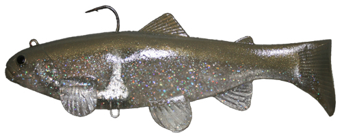 10" Boot Tail (Swim Bait Trout) - Glitter HasuSlow Sink Version