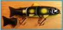 Dingo Jointed Swimbait - Black / Yellow